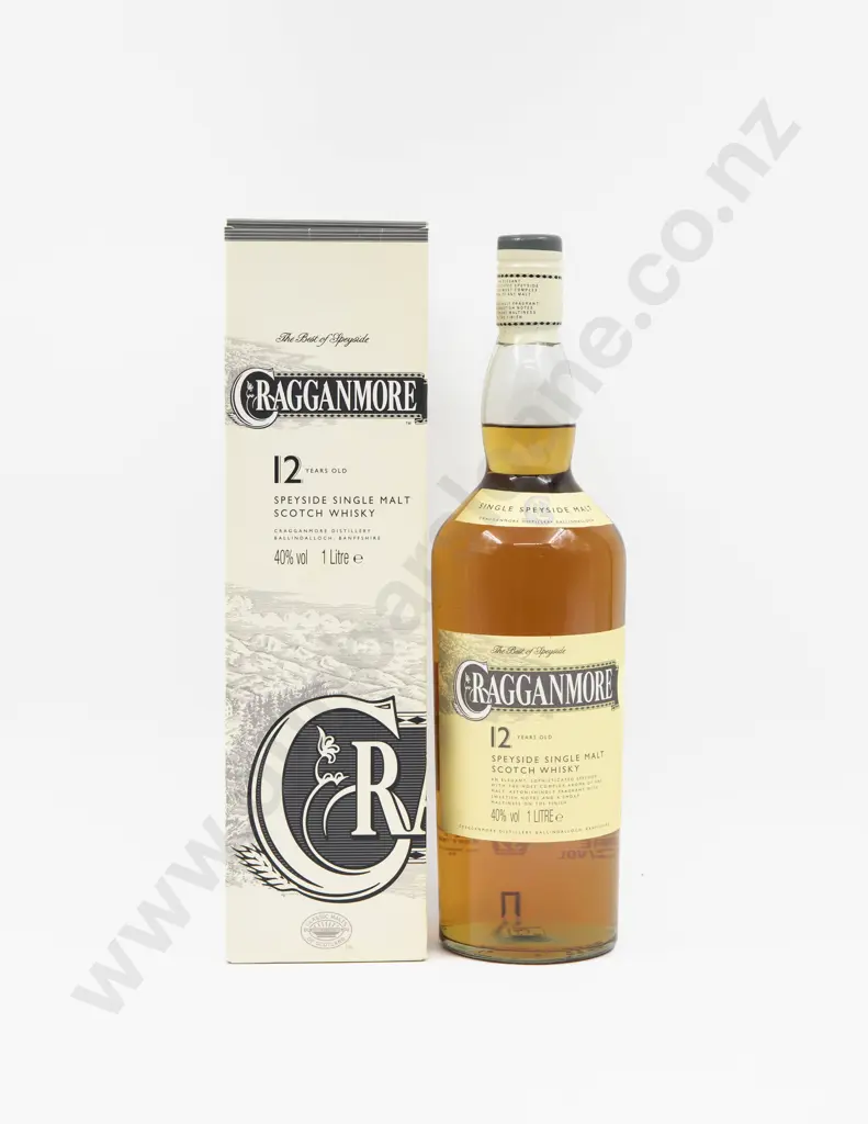 1 Bottle Cragganmore 12 Years Old Speyside Single Malt Scotch Whisky (boxed) Image 1++