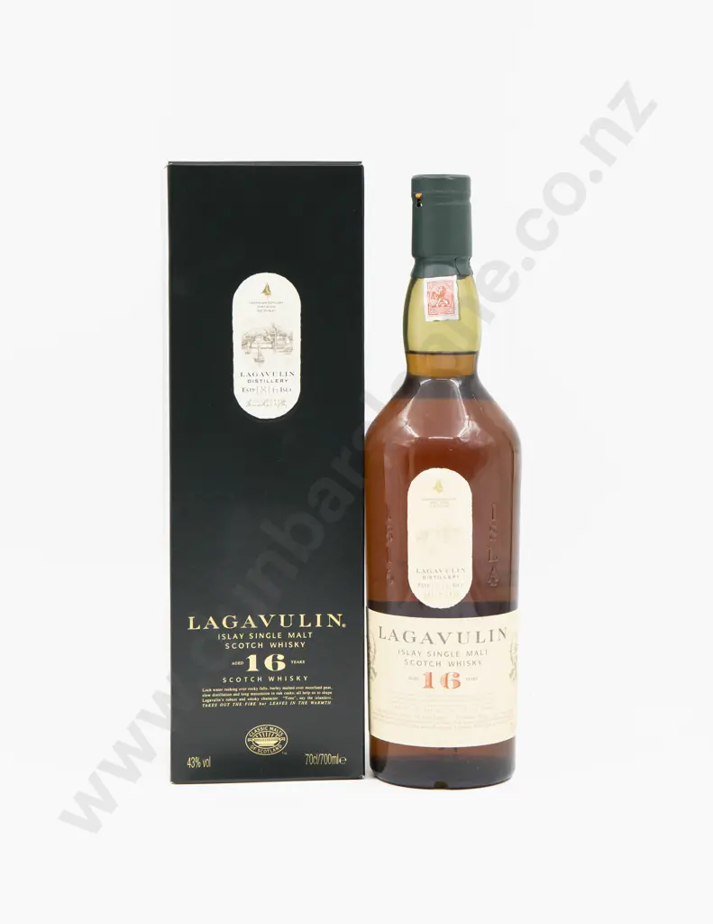 1 Bottle Lagavulin Islay Single Malt Scotch Whisky (boxed) Image 1++