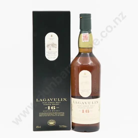 1 Bottle Lagavulin Islay Single Malt Scotch Whisky (boxed)