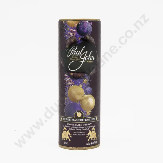 1 bottle 2023 Paul John Indian Single Malt Whisky Christmas Edition 46% 750ml