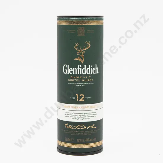 1 bottle Glenfiddich 12 year old Single Malt Scotch Whisky 40%