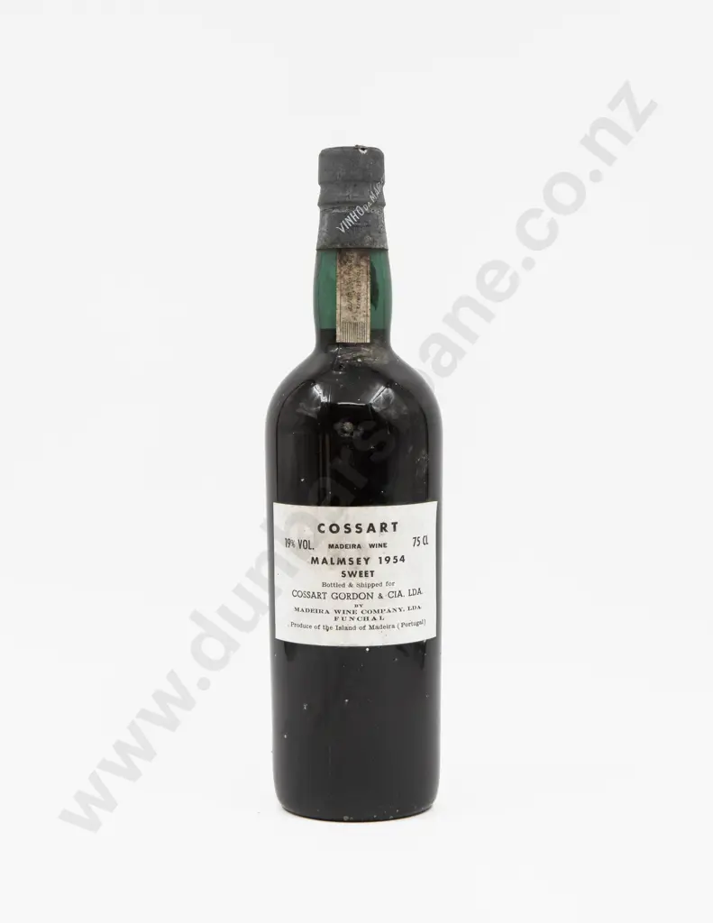 1 Bottle Portugal Cossart Madeira Malmsey Sweet 1954 Image 1++