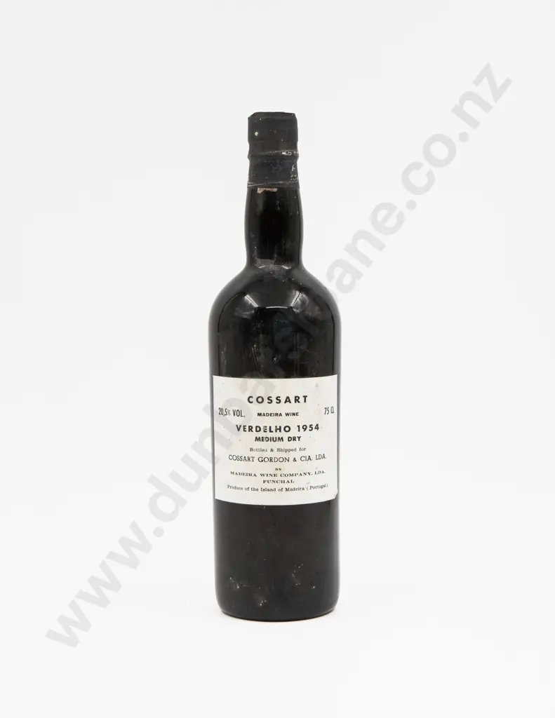 1 Bottle Portugal Cossart Madeira Verdelho Medium Dry 1954 Image 1++