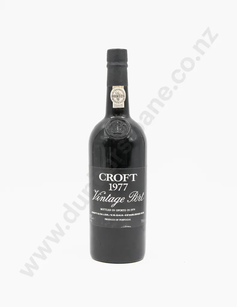 1 Bottle 1977 Croft Vintage Port Image 1++