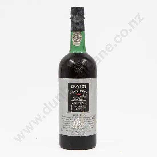 1 Bottle 1977 Croft's 1977 Commemoration Port