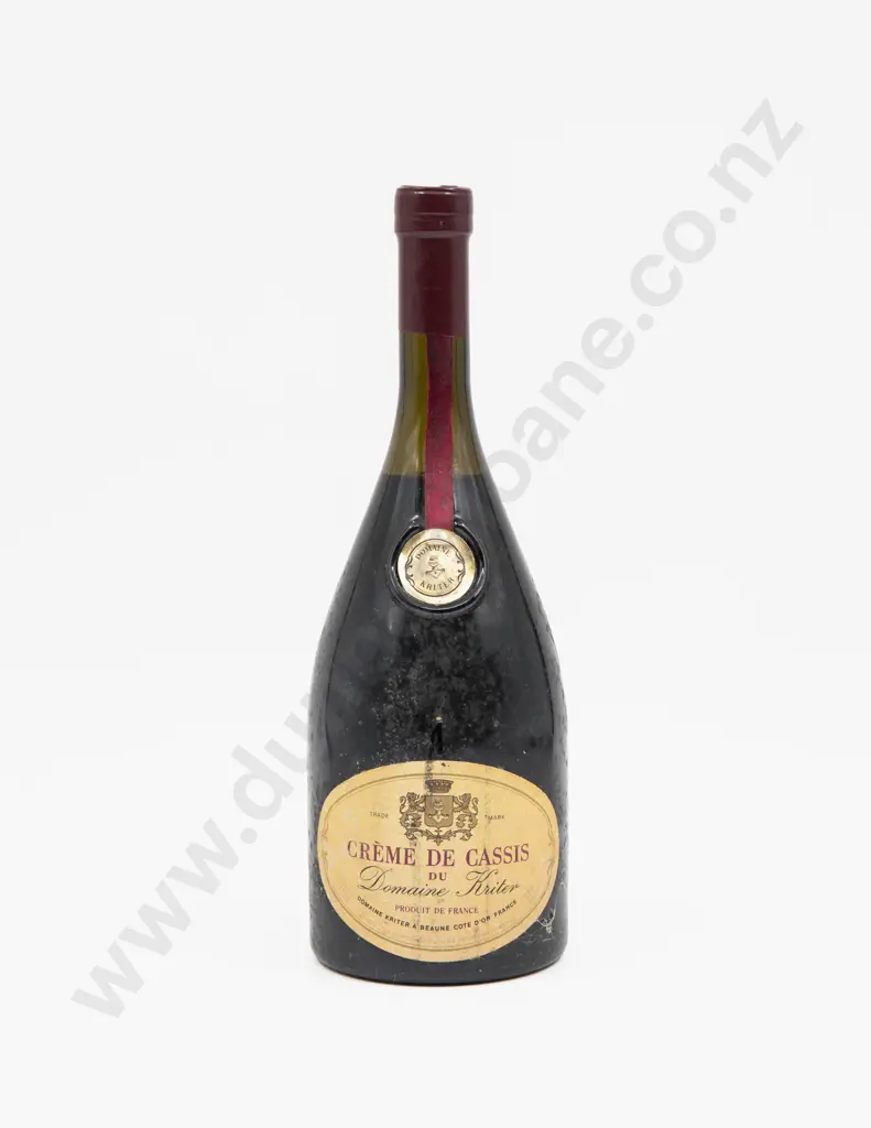 1 Bottle French Domaine Kriter Crème De Cassis 700ml Image 1++