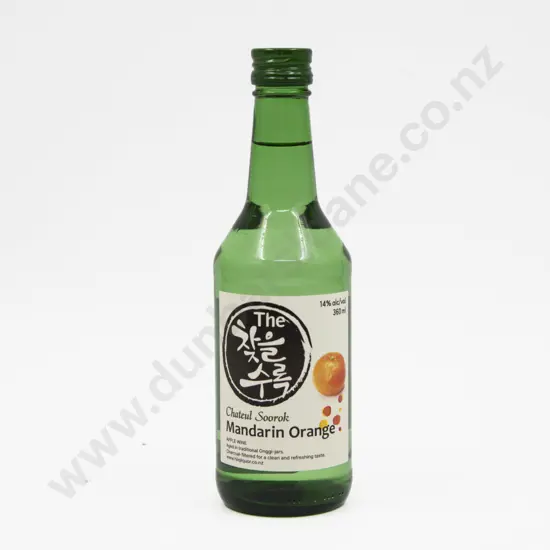 1 bottle South Korea Chateul Soorok Manderin Orange Wine 14%