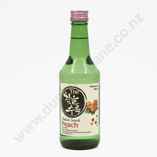 1 bottle South Korea Chateul Soorok Peach Wine 14%