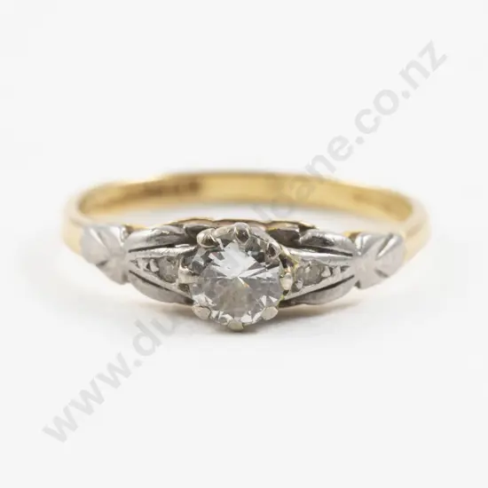 18ct Solitaire Diamond Ring
