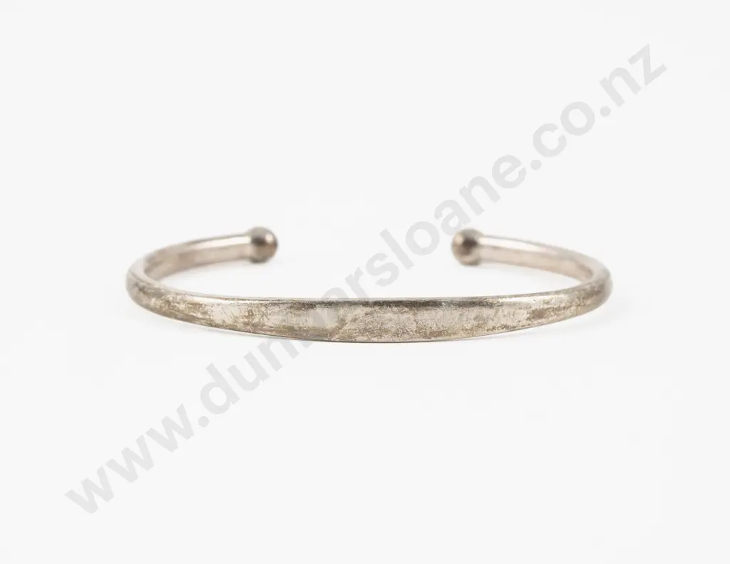 S/S Plain Cuff Bangle Image 1++