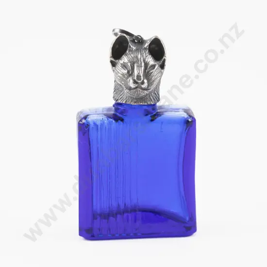 S/S Cats Head Scent Bottle Pendant