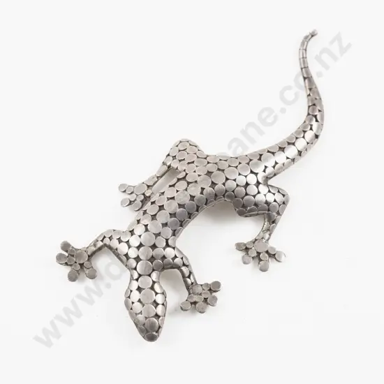 S/S Textured Lizard Brooch