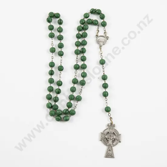 Irish Shamrock Bead Rosary
