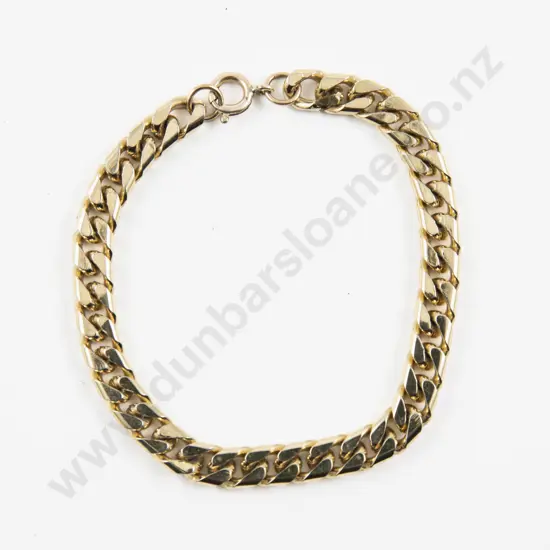 Gold Plated Fancy Link Bracelet