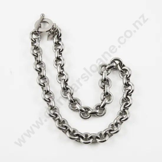 Silk and Steel Jewellery Stainless Steel Fancy Link Neck Chain