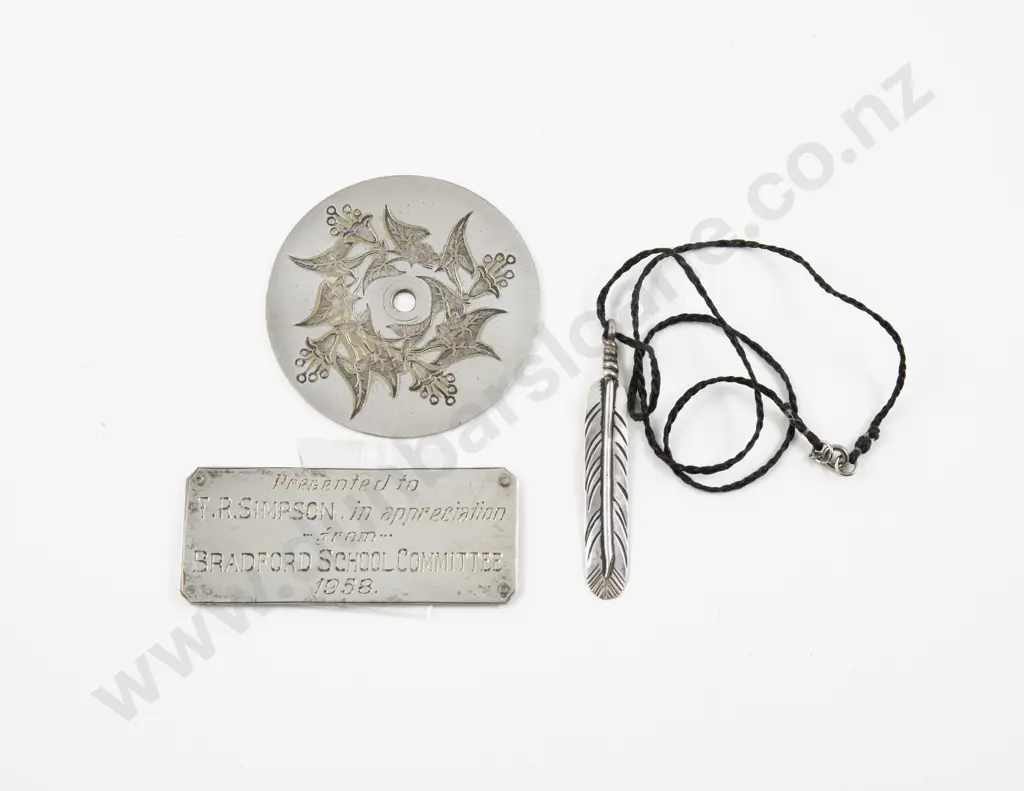 S/S Feather Pendant with Two Others Image 1++