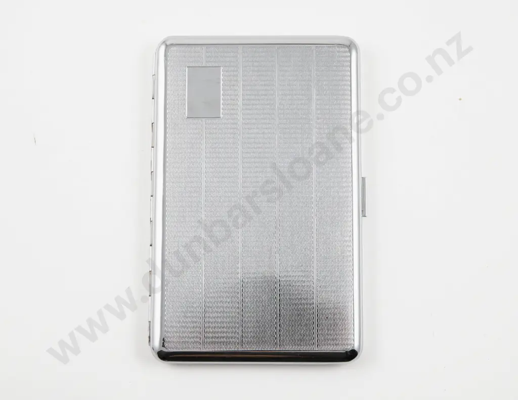 Vintage Kincraft Silver Plated Cigarette Case Image 1++