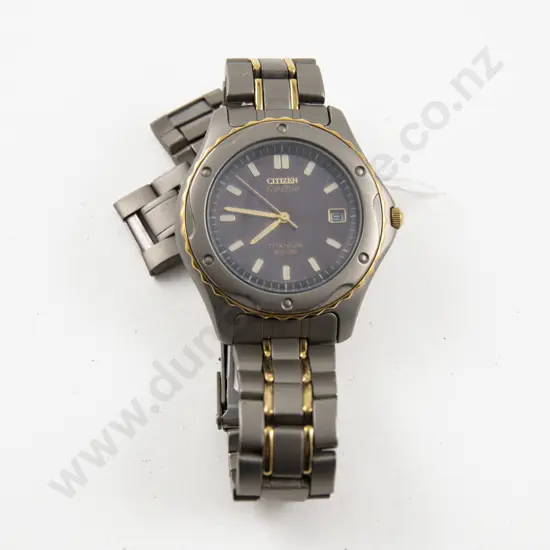 Citizen Eco Drive Titanium WR100 Wrist Watch