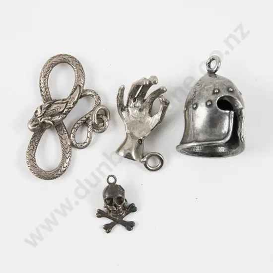 Collection of Four Costume Jewellery Pendants