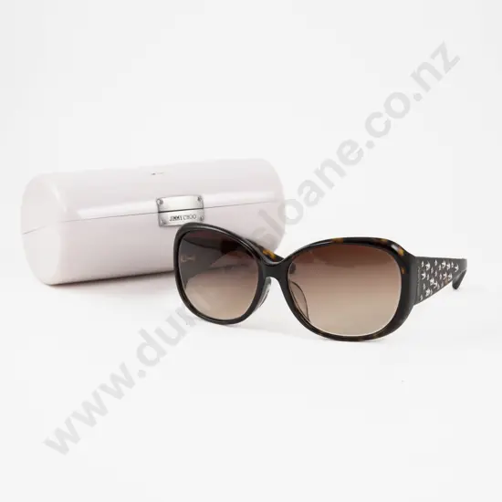 Pair Original Cased Jimmy Choo Sunglasses