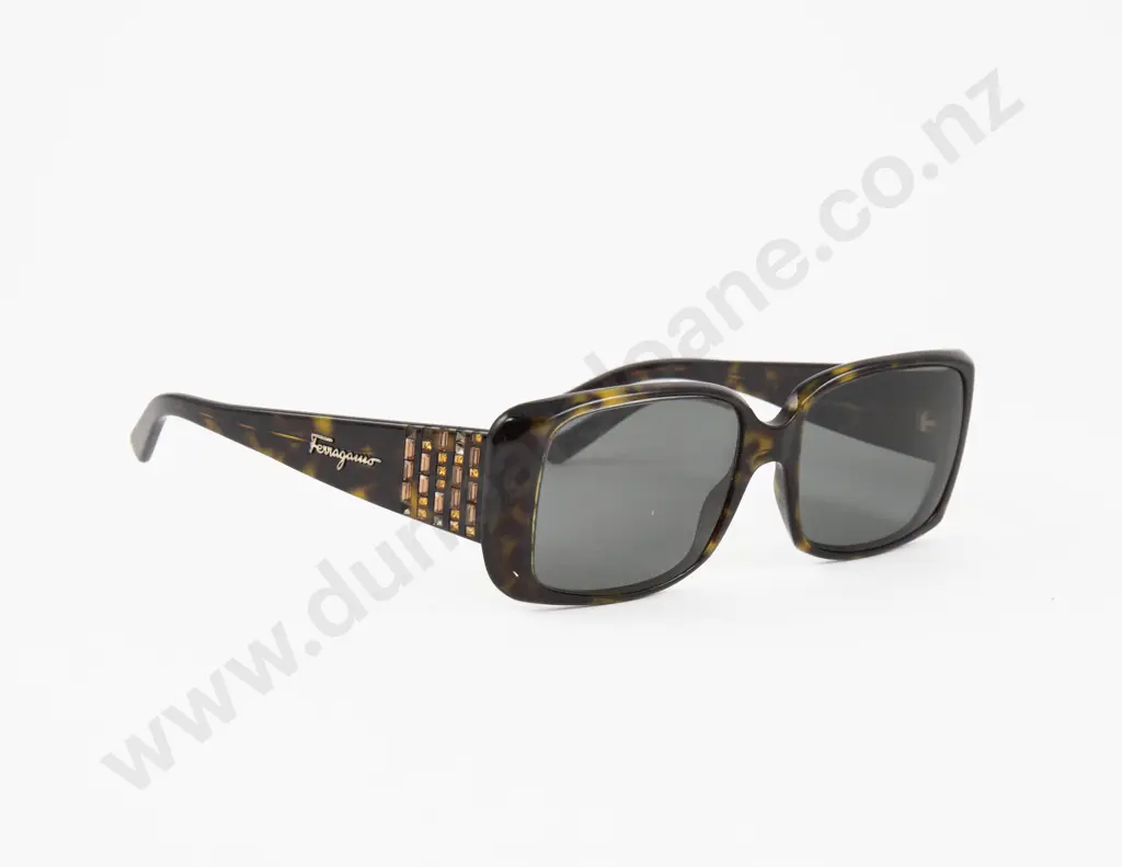 Pair Original Cased Salvatore Ferragamo Sunglasses Image 1++