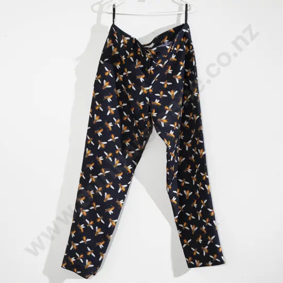 World Bee Print Trousers