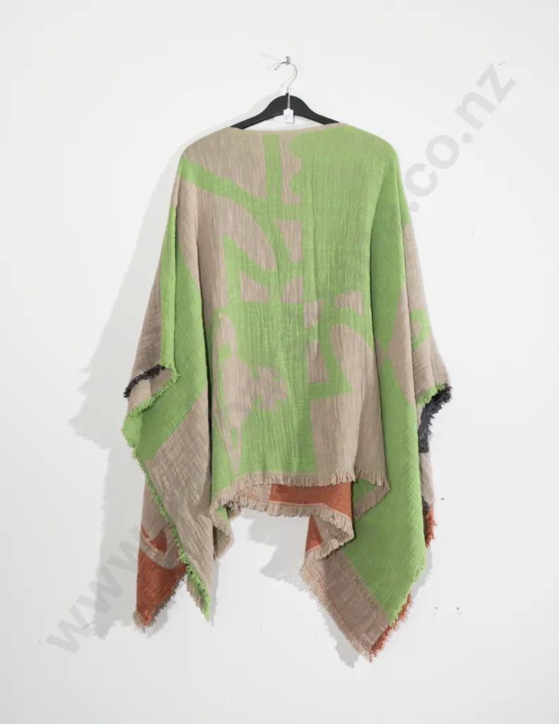 Vivienne Westwood Woven Cotton Poncho Image 1++
