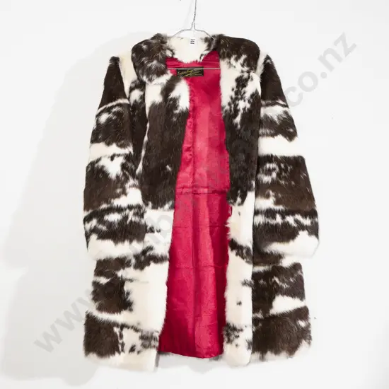 Vintage Rabbit Fur Jacket and Hat