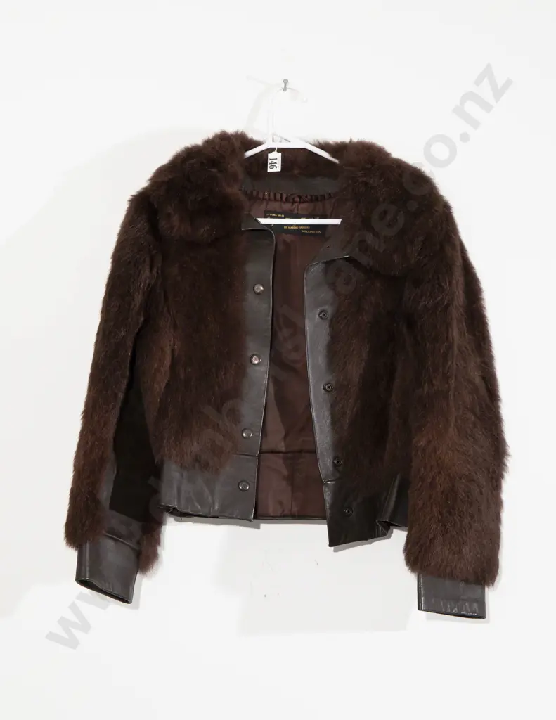 Vintage English and Foreign Fur and Leather Jacket Image 1++