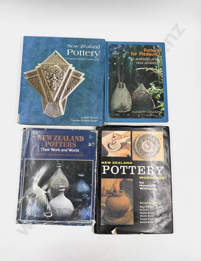 Four Assorted Pottery Reference Books Image 1++