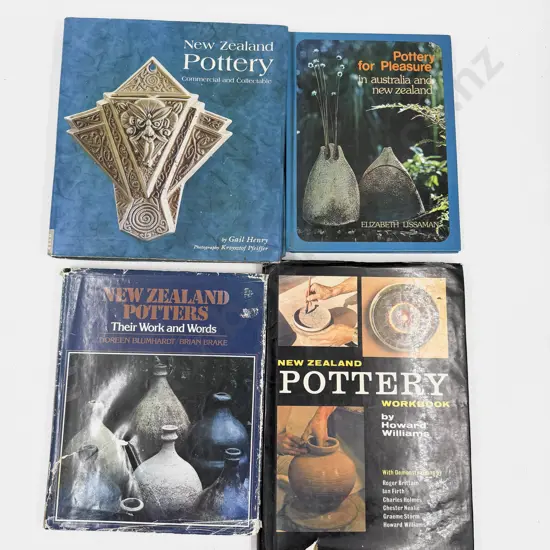 Four Assorted Pottery Reference Books
