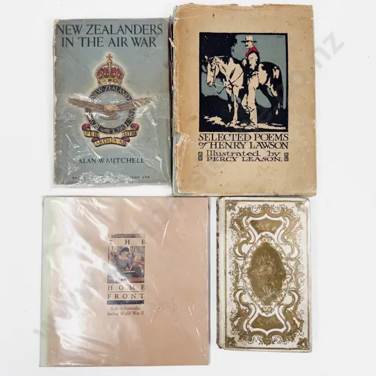 New Zealanders in the Air War - Alan W. Mitchell with assorted books