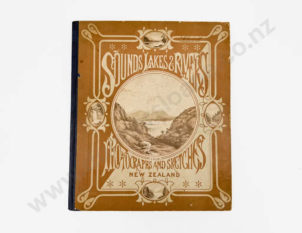 The Sounds, Lakes, & Rivers of New Zealand, 1885 Image 1++