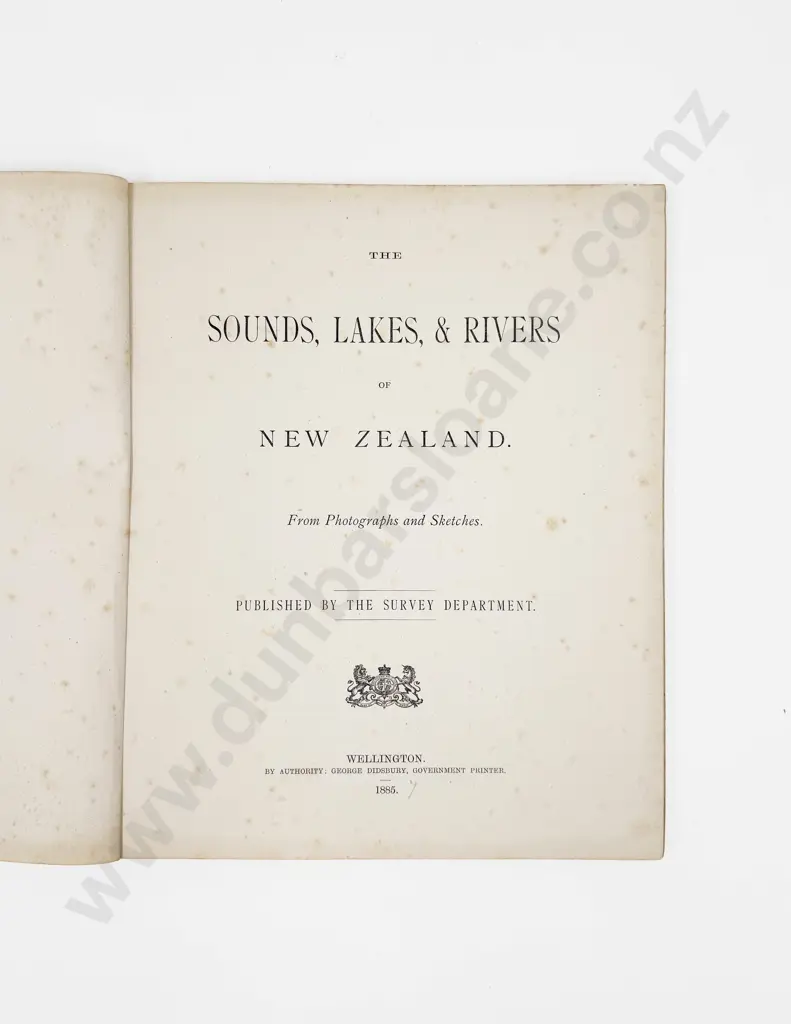 The Sounds, Lakes, & Rivers of New Zealand, 1885 Image 1++