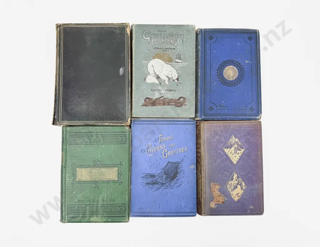 5 Vintage Natural History Volumes Image 1++