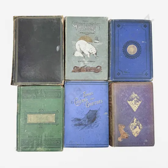 5 Vintage Natural History Volumes
