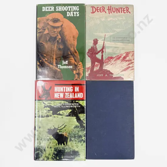 4 New Zealand Hunting Books