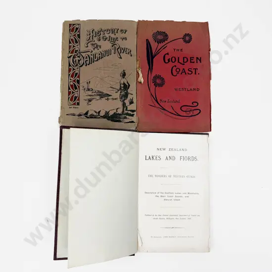 3 Vintage New Zealand Topograhical Volumes