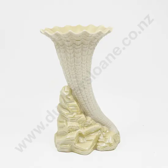 Belleek Shell Form Vase