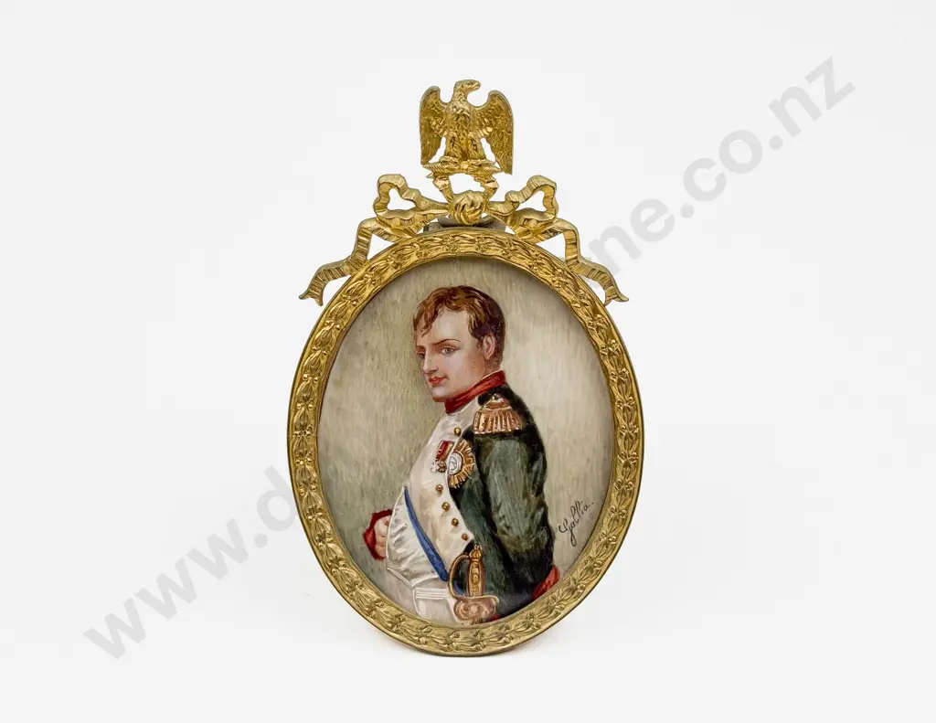 Repro. Portrait Miniature of Napoleon Image 1++
