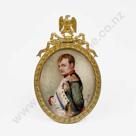Repro. Portrait Miniature of Napoleon