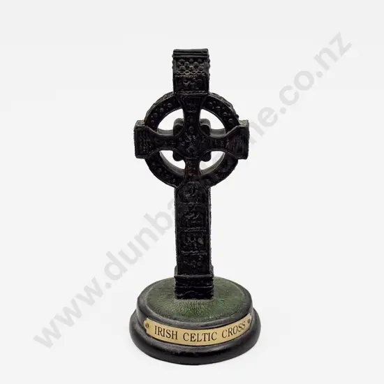 Repro Irish Celtic Cross on Stand