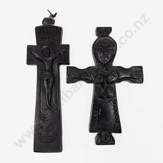 Two Repro Crucifix'