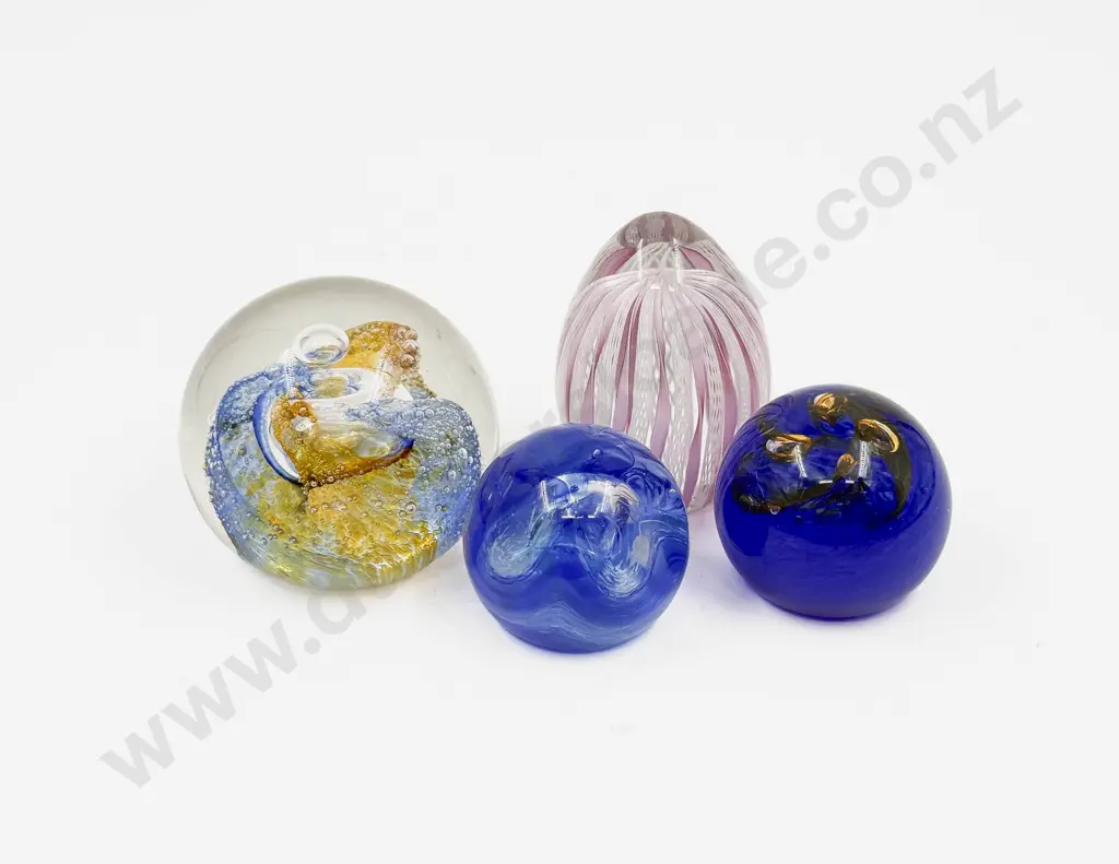 Three Caithness Art Glass Paperweights and Other Image 1++