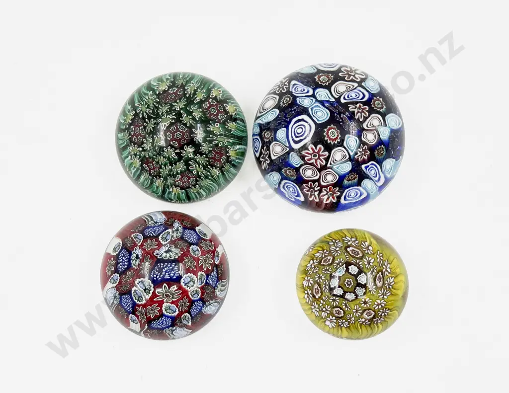Four Murano Paperweights Image 1++