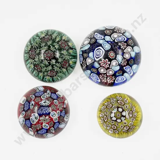 Four Murano Paperweights