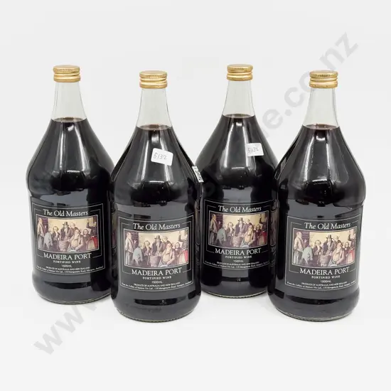 4 x The Old Masters Madeira Port 1500ml