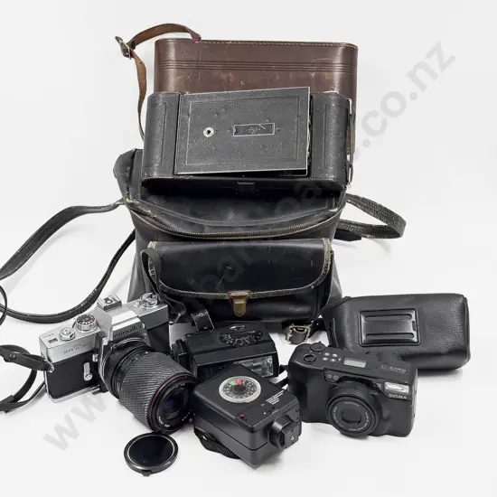 Qty of Assorted Cameras and Accessories