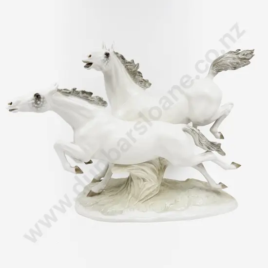 Large Hutschenreuther Horse Figure Group (A/F)