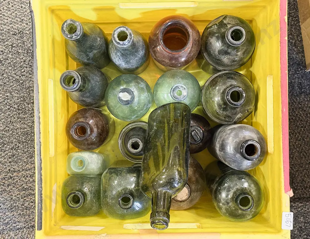 Qty of Assorted Vintage Glass Bottles Image 1++